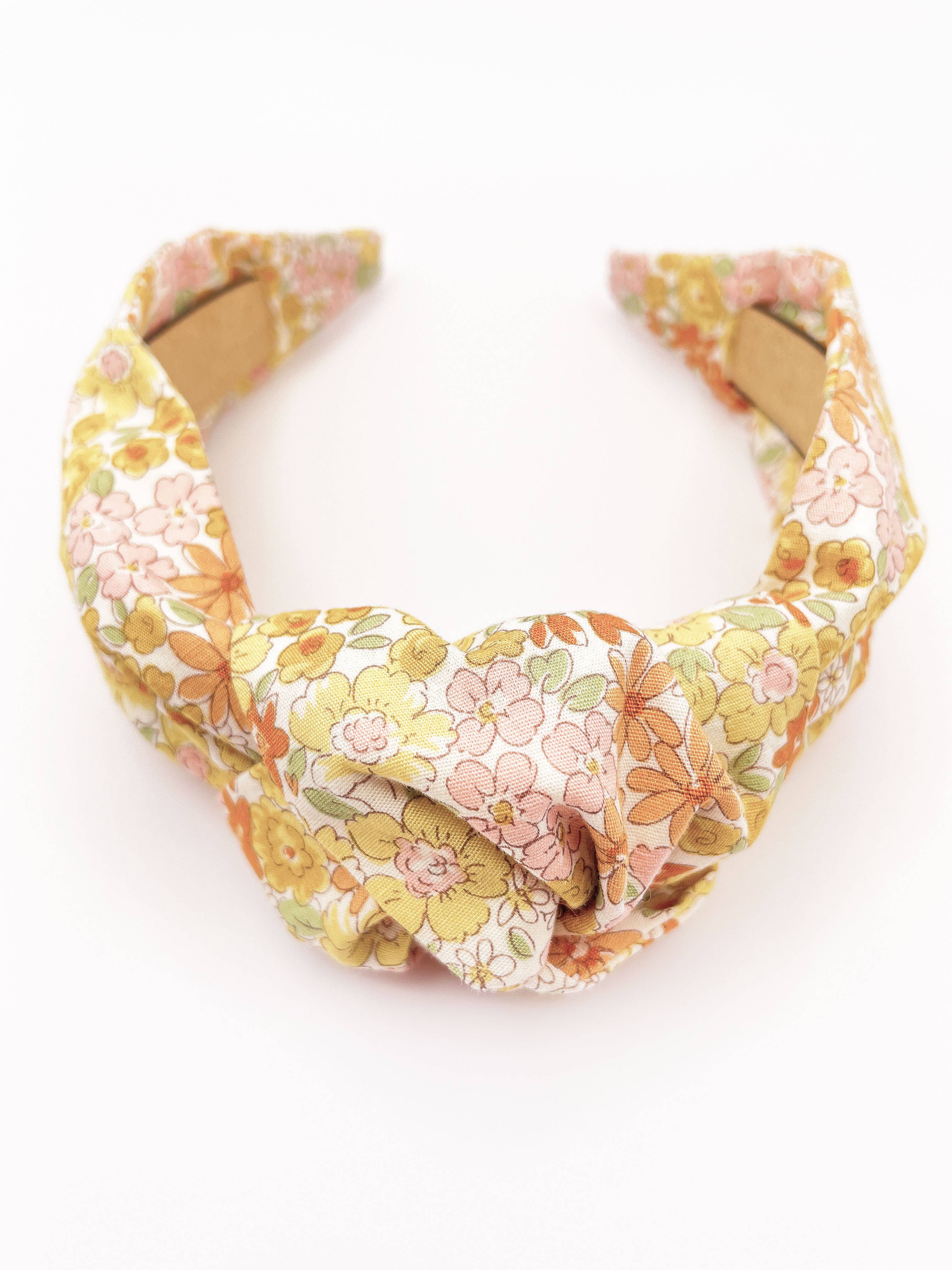 ELSE - Wholesale Fashion Headband - Women's - Handmade Knotted Headbands With Yellow Flowers For Women3
