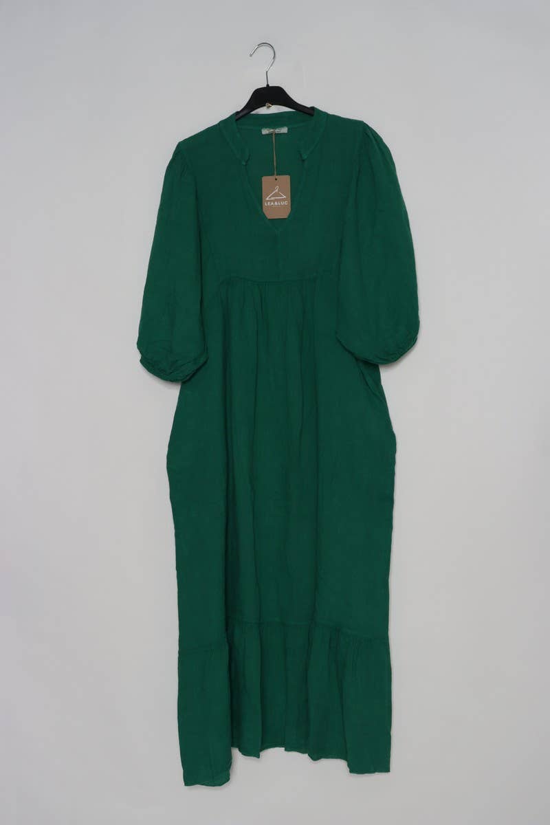 LÉA & LUC – Großhandel Kleid – Damen – 100 % Leinenkleid REF. 110937