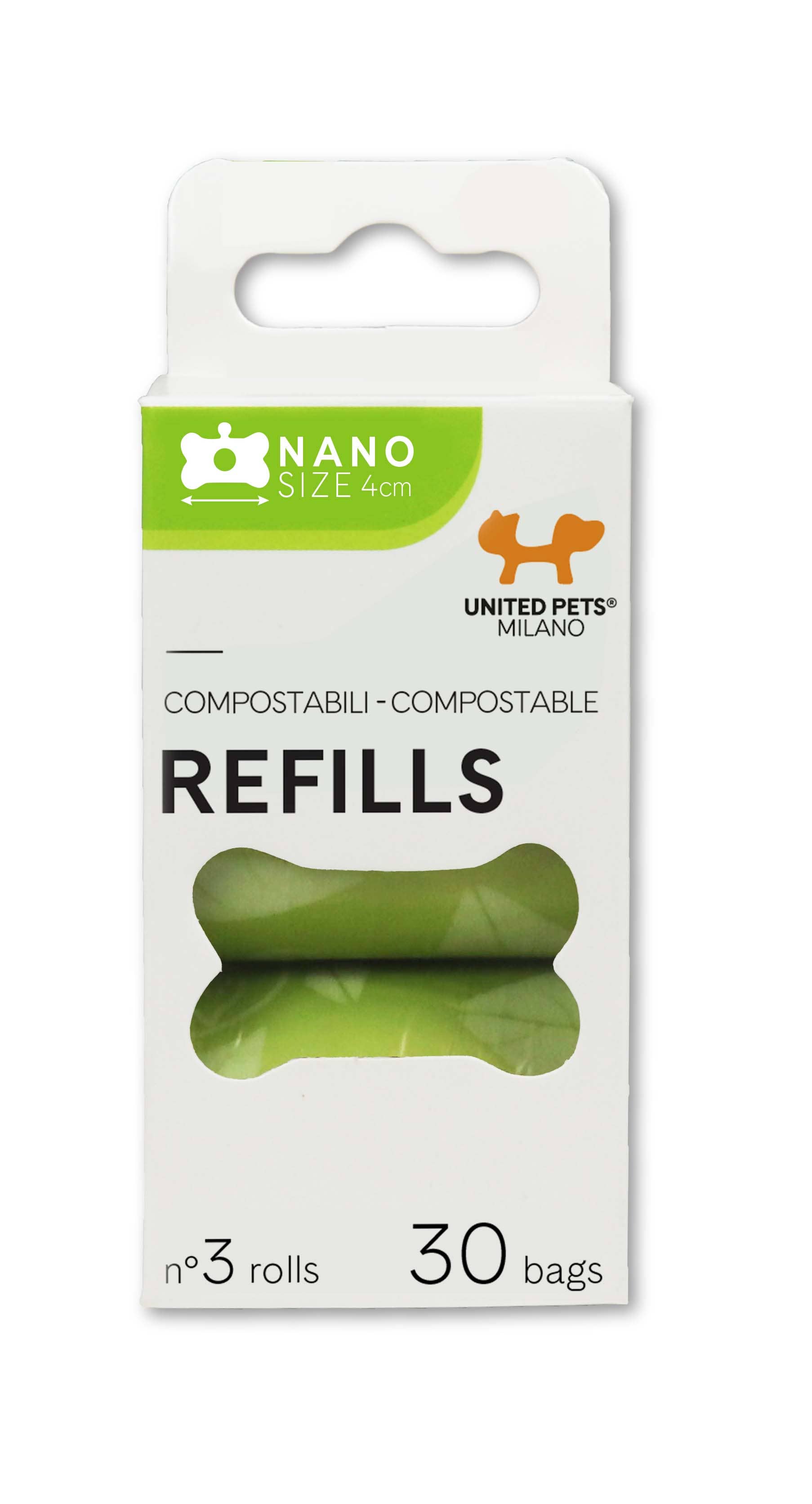 United Pets - Wholesale Pet Poop Bag - Biodegradable toilet bags for Bon Ton Nano3