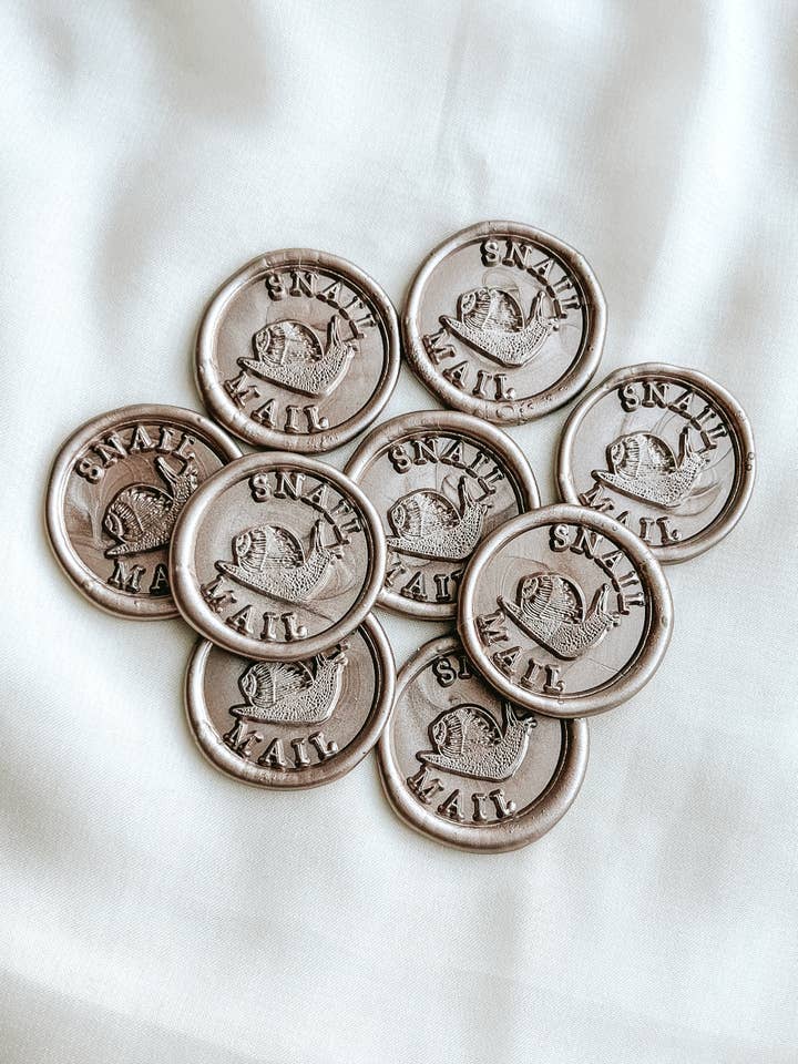 Snail Mail wax seal set for wholesale by Made of Honour Co.