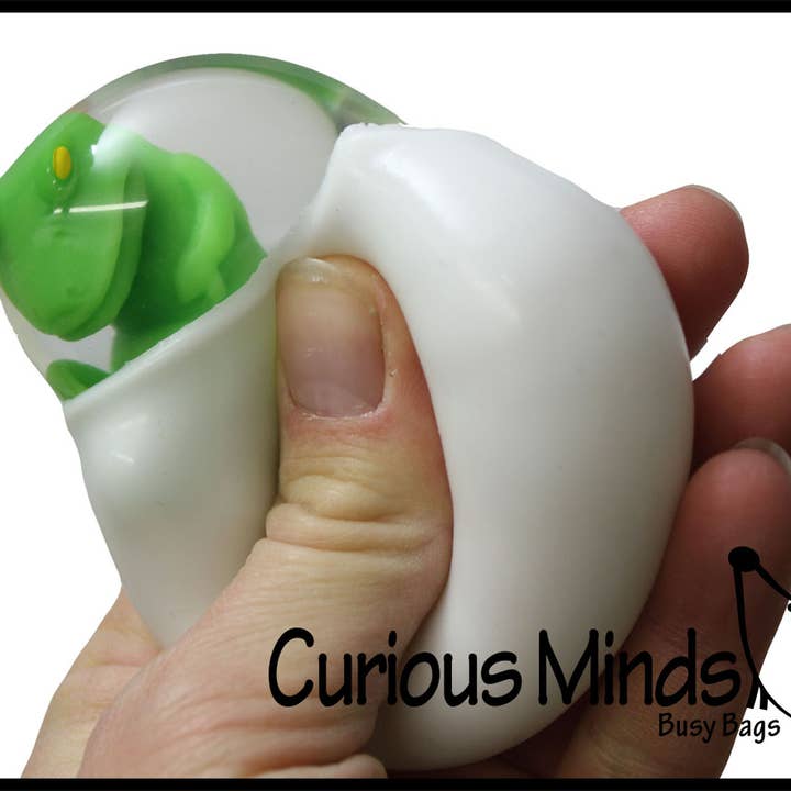 Curious Minds Toys - Wholesale Squishy toy – Kids & Baby - 1 Hatching Dinosaur Egg Squeeze Stress Ball - Sensory, St4