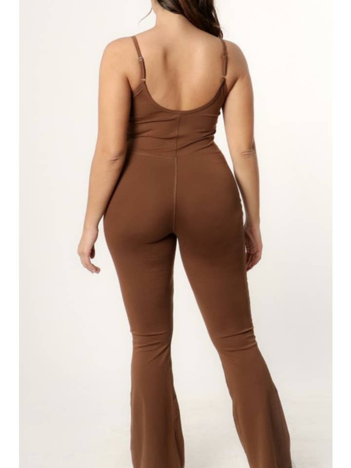 JBLA FASHION - Wholesale Jumpsuit - Women's - BELL BOTTOM SPAGHETTI STRAP SLEEVELESS.1