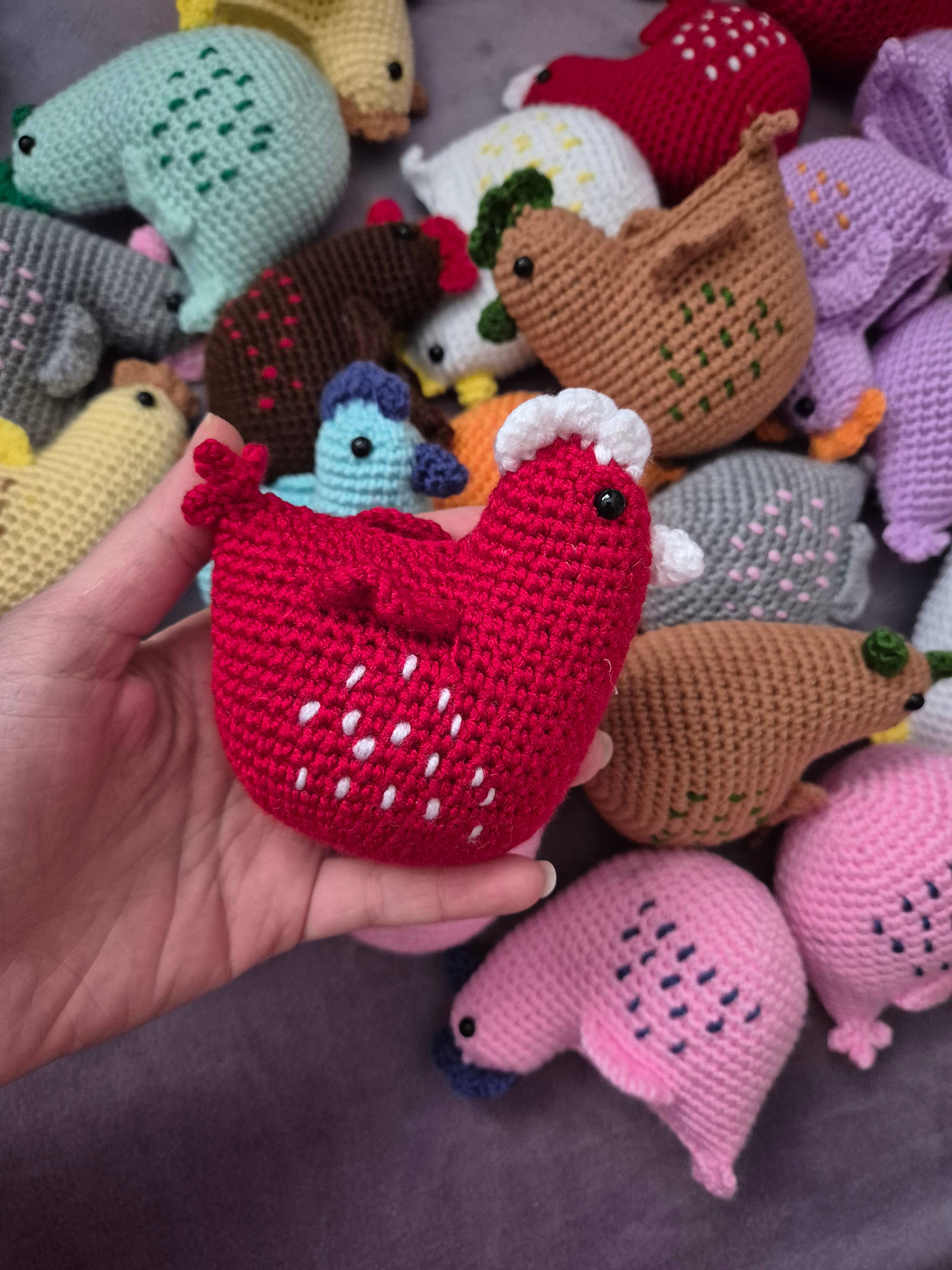 despinacrafting – Großhandel Kuschel-/Plüschtier – Kind & Baby – Häkel-Hühnchenspielzeug, Amigurumi Kuscheltier15