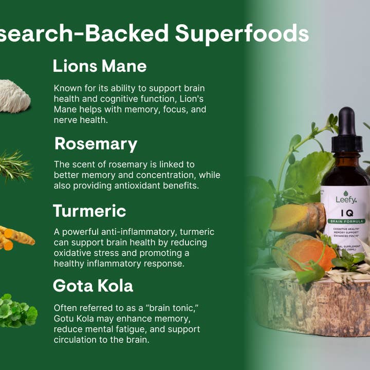Leefy Organics - Wholesale Oral Supplement/Vitamin - IQ Brain Formula3
