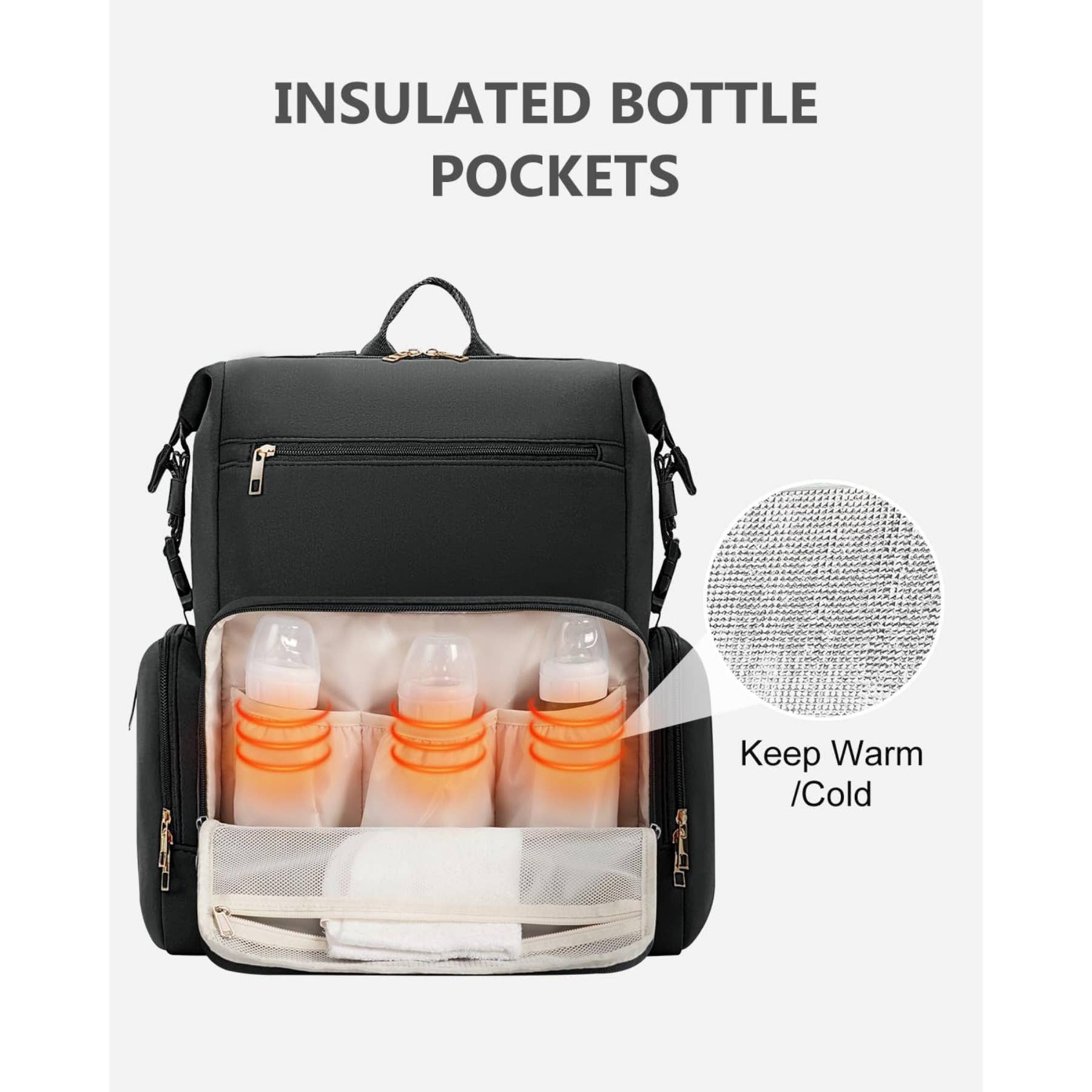 wandf - Wholesale Diaper Bag - Baby - CEI-CEI Neoprene Diaper Bag Backpack with Changing Pad1