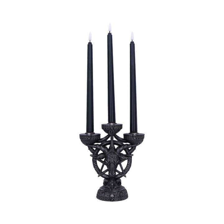 WONDER IMPORTS AUSTRALIA - Wholesale Candle holder - Baphomet's Radiance Candelabra 46cm