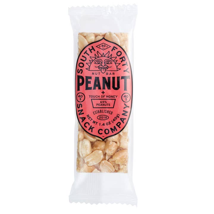 SOUTH FORTY SNACKS COMPANY - Wholesale Snack Bar - Peanut - Crunchy Nut Bar 12-Pack (Wholesale)