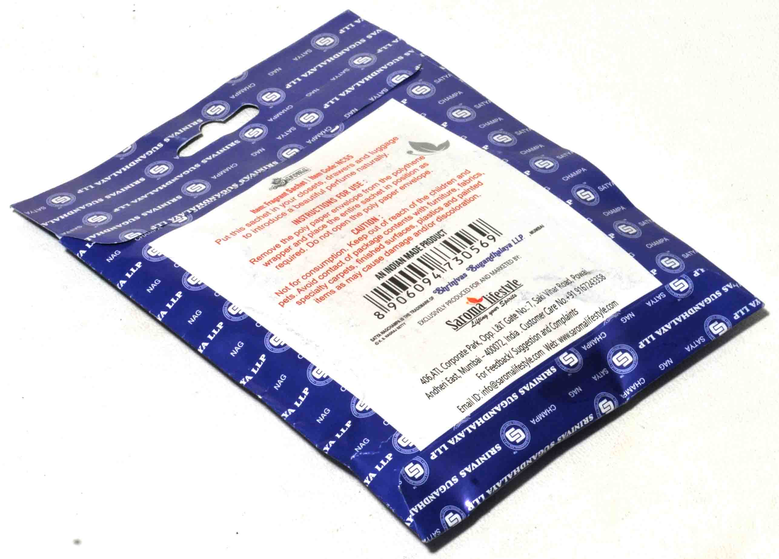 R. Expo/Song of India – sachê perfumado por atacado – Saqueta de Nag Champa1