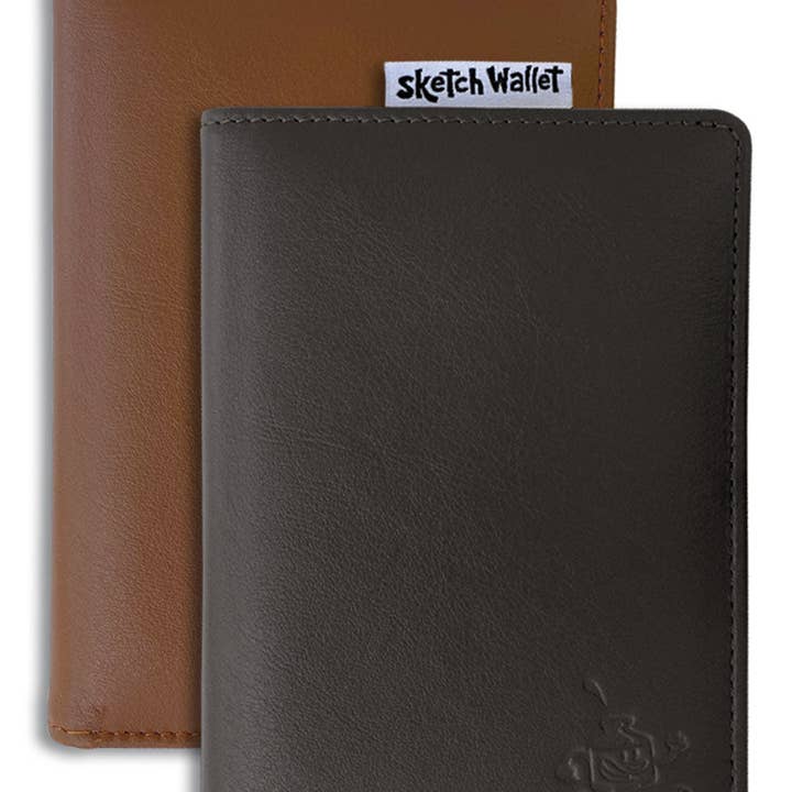 Inky's - Wholesale Sketchbook/Sketchpad - Original Size Leather Sketch Wallet 2.0