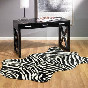 Walk on Me - Wholesale Area Rug - narrow striped zebra pelt