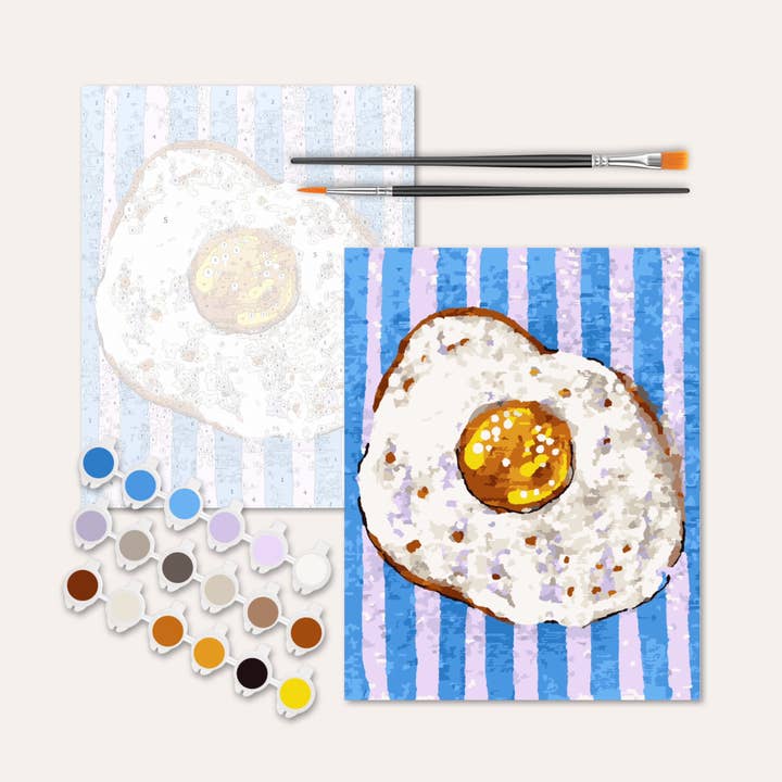 Heather Freitas - Wholesale DIY Craft Kit - Egg - Paint by Numbers Kit