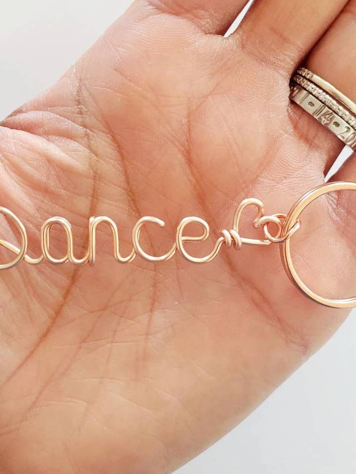 Dance Keychain for wholesale by Dina Loves Wire