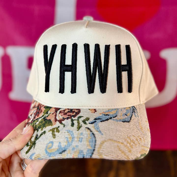 Gospel Gear Co – Engroshandel Baseballkasket - Unisex – YHWH Puff Broderet Hat0