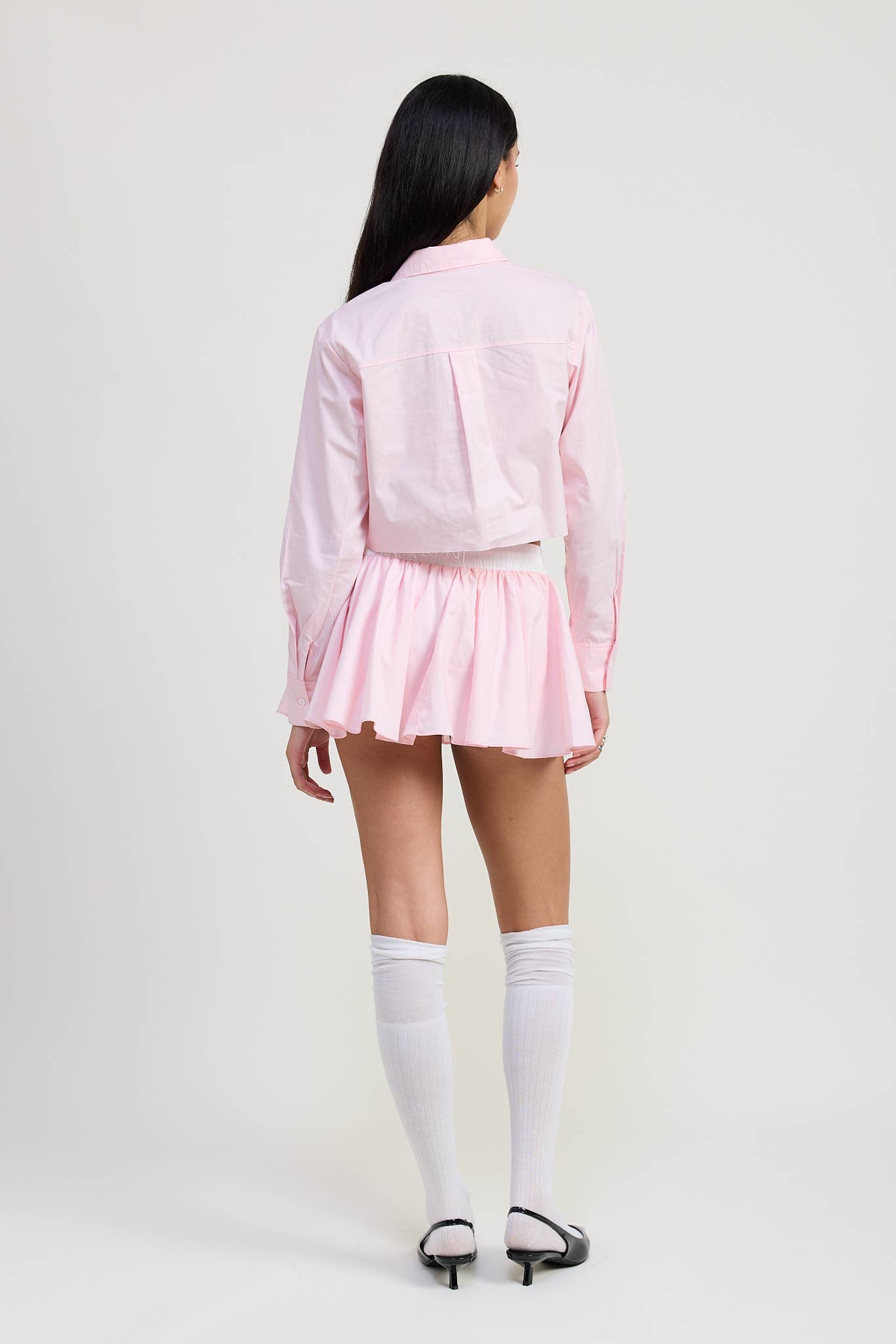 Emory Park - Wholesale Skirt - Women's - MINI CONTRAST WAISTBAND SKIRT12