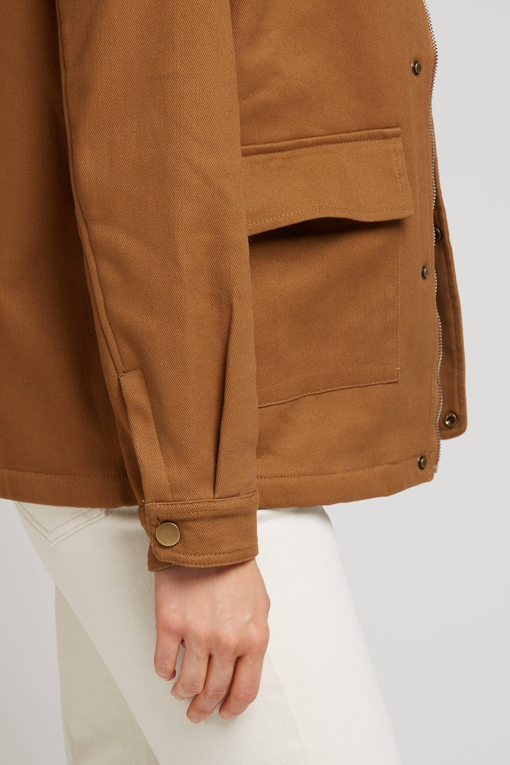 Andy & Lucy - Wholesale Jacket - Women's - ACHILE - Hunter jacket in structured cotton5