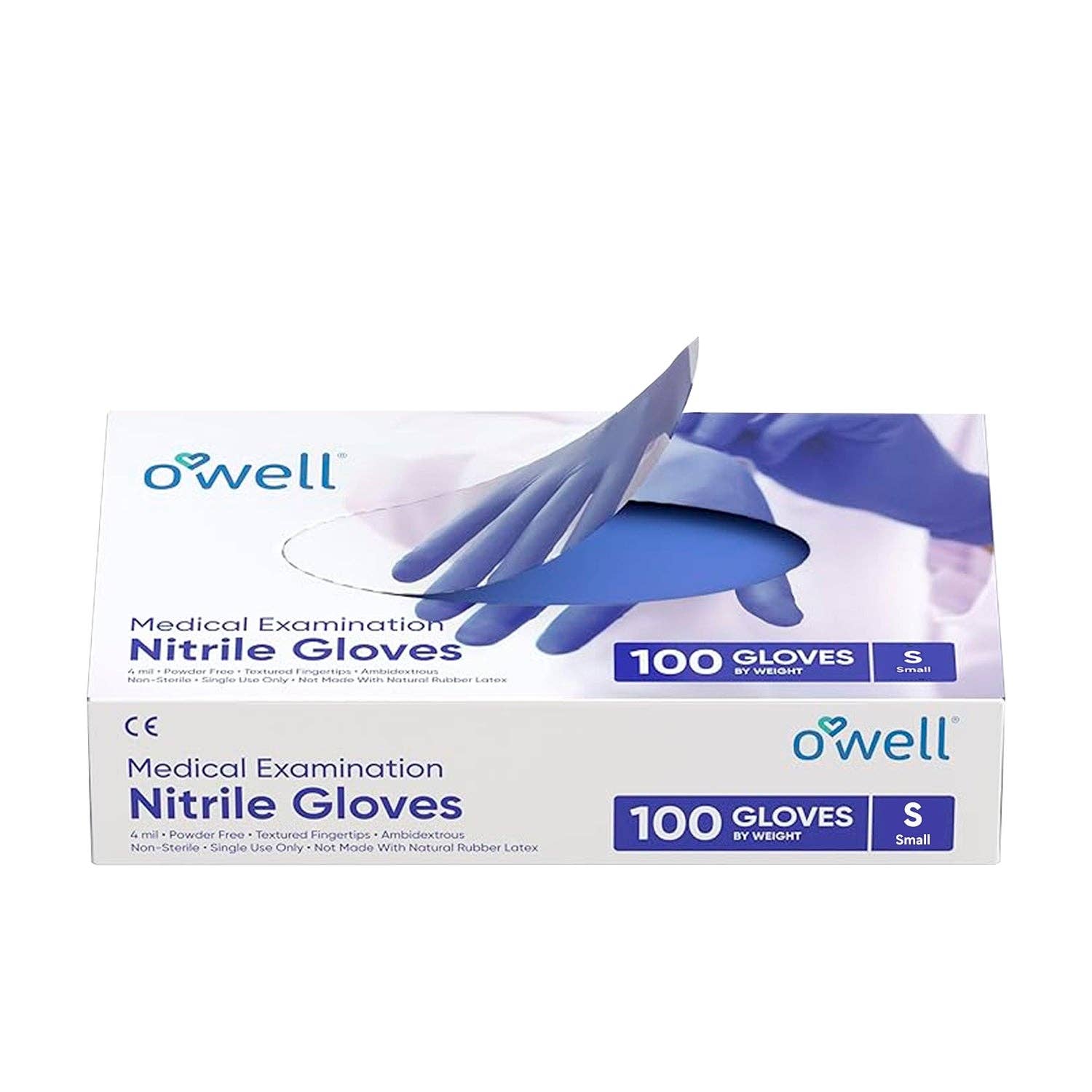 OWELL LLC - Wholesale Cleaning Gloves - OWELL Blue Medical Exam Nitrile Disposable Gloves -100 Count10