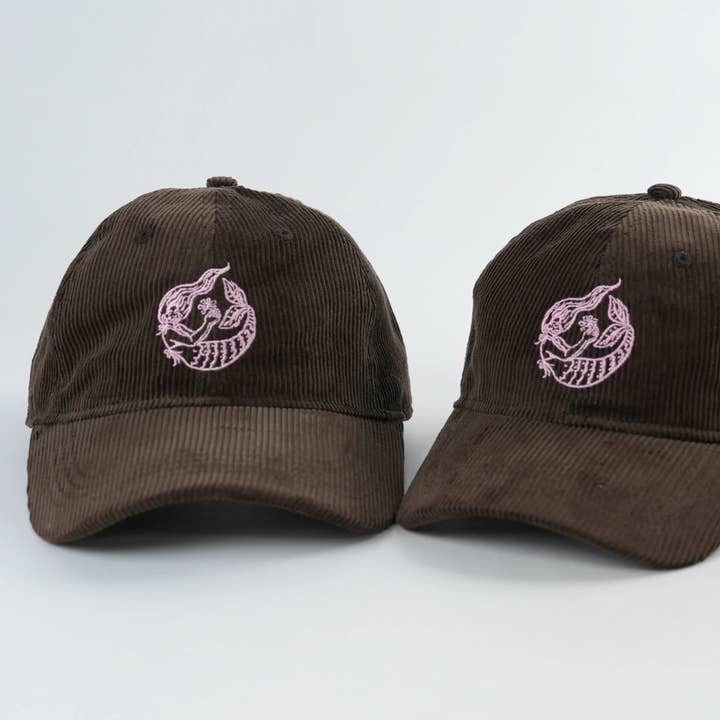 CEACEA SWIMWEAR, ACTIVEWEAR, KIDS SWIM - Wholesale Baseball cap – Women's - MERMAID CORDUROY ADULT & KIDS CAPS - 2 COLOURS12