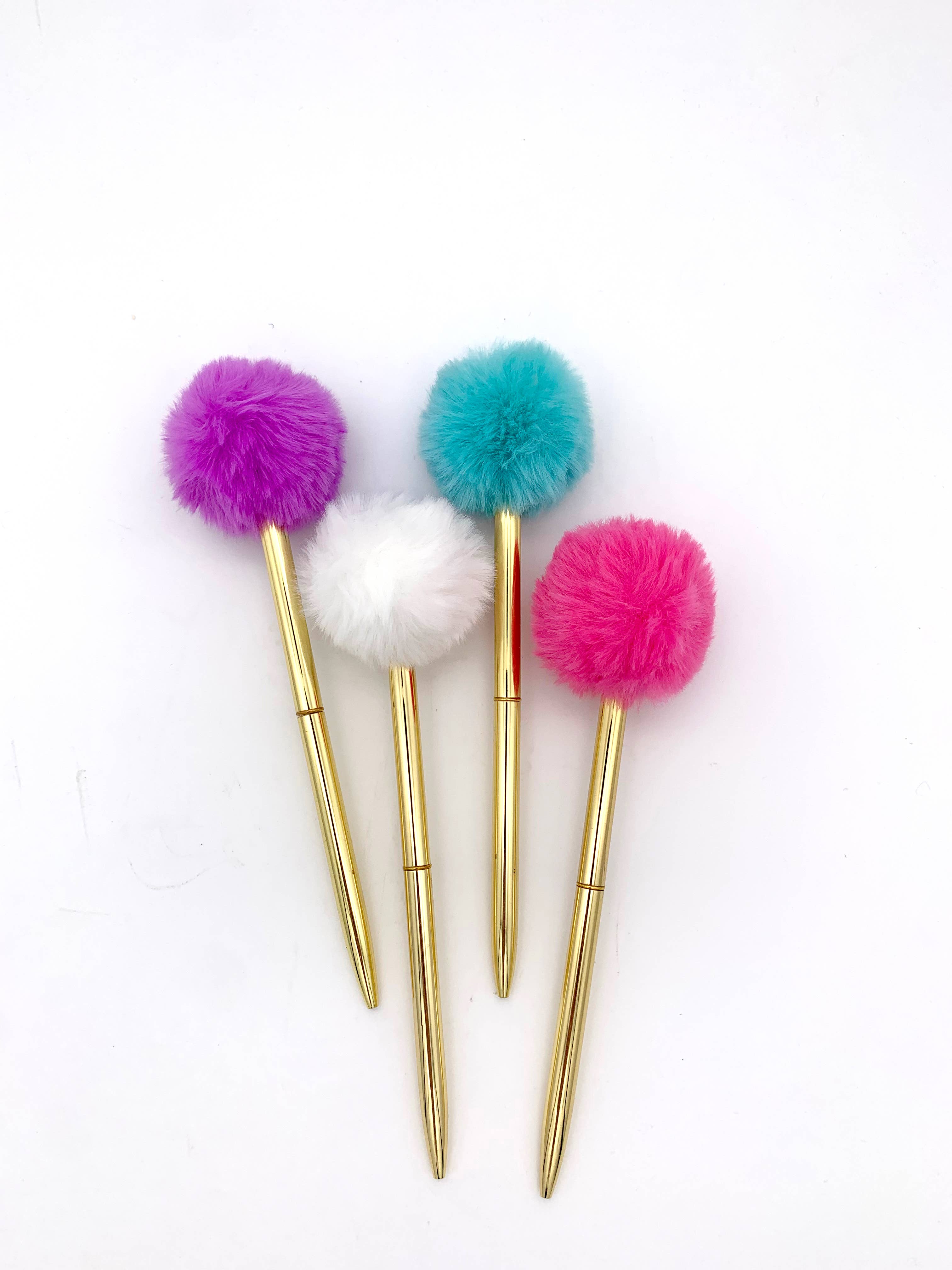 SNIFTY – wholesale Pen – PLUSHEST POM POM PEN BRIGHTS - DISPLAY OF 201