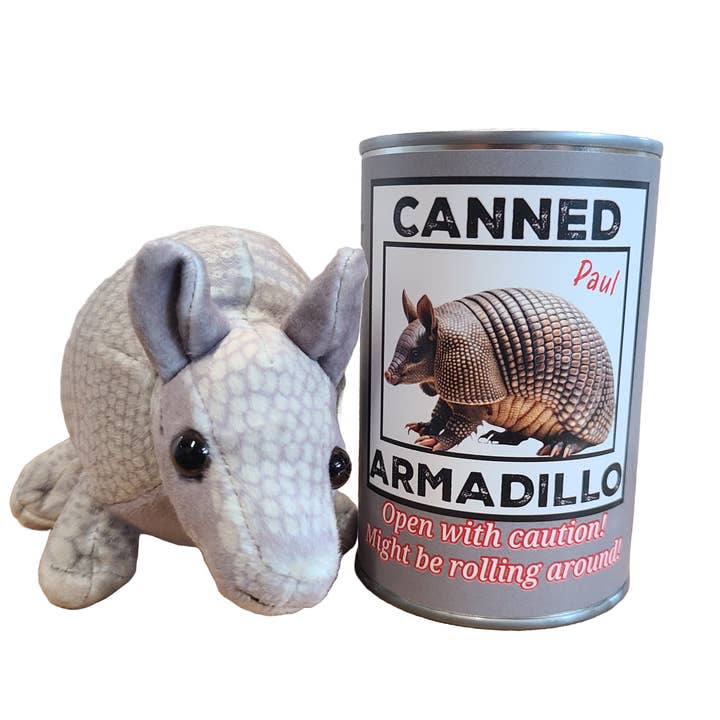 Canned Gifts - Vendita all'ingrosso Peluche - Bambini e neonati - Armadillo in scatola | Peluche di peluche con scherzi divertenti sulla lattina3