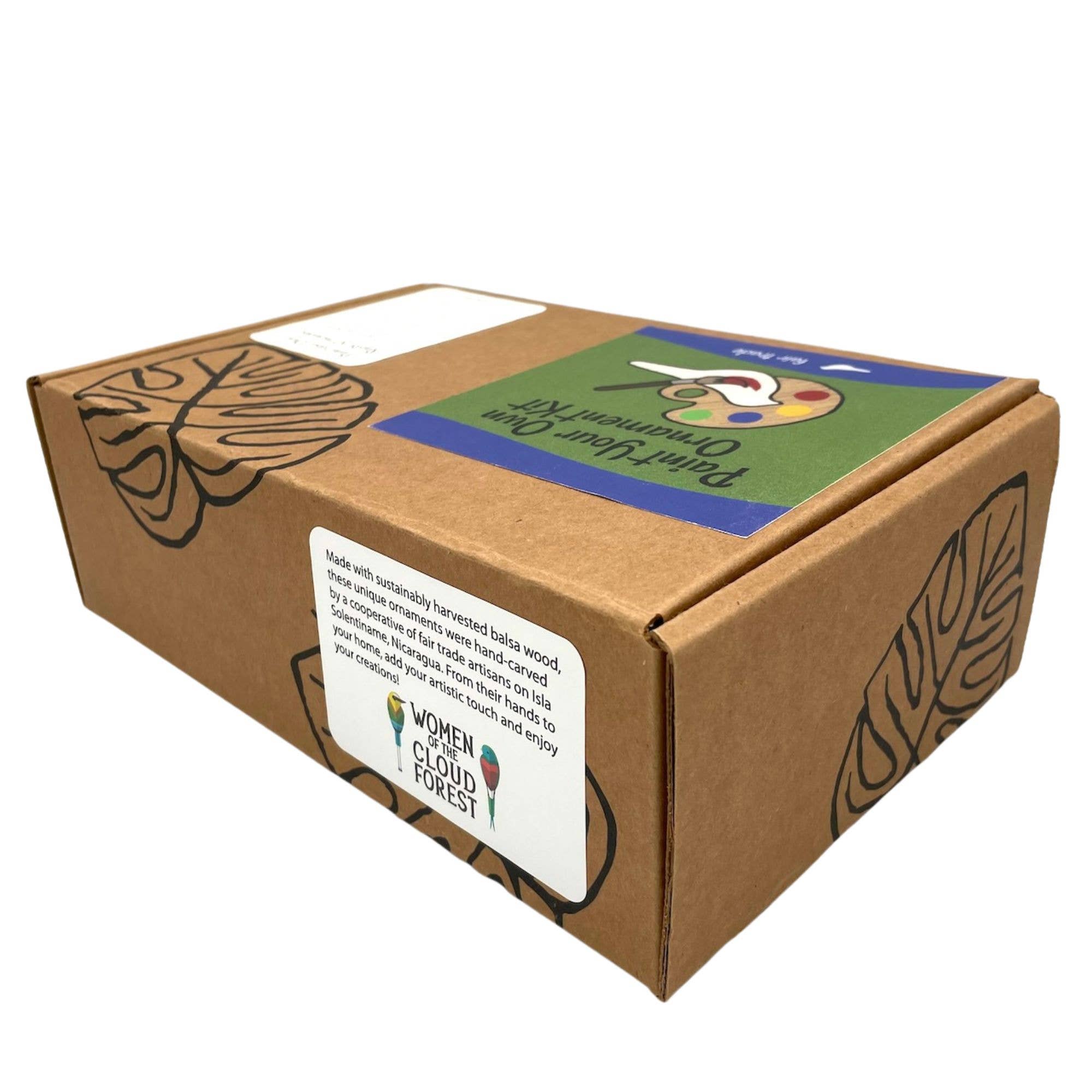 Women of the Cloud Forest - Wholesale DIY Craft Kit - Paint Your Own Butterfly Ornament Kit6