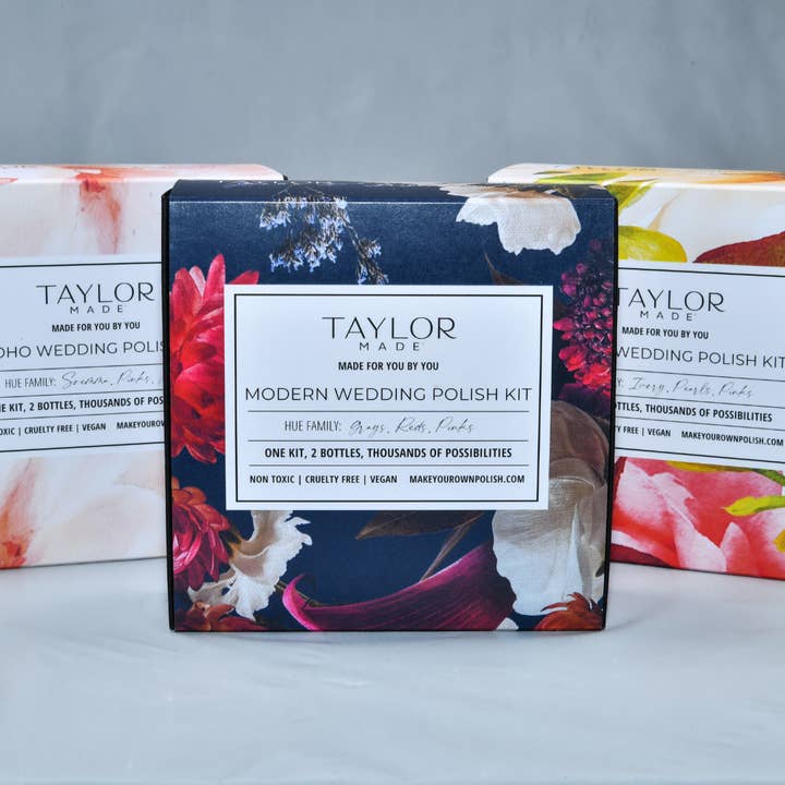 Taylor Made Polish - Vendita all'ingrosso Set di smalti - Kit Personalizzato di Smalti per Unghie da Sposa - TEMA COLORE MODERNO