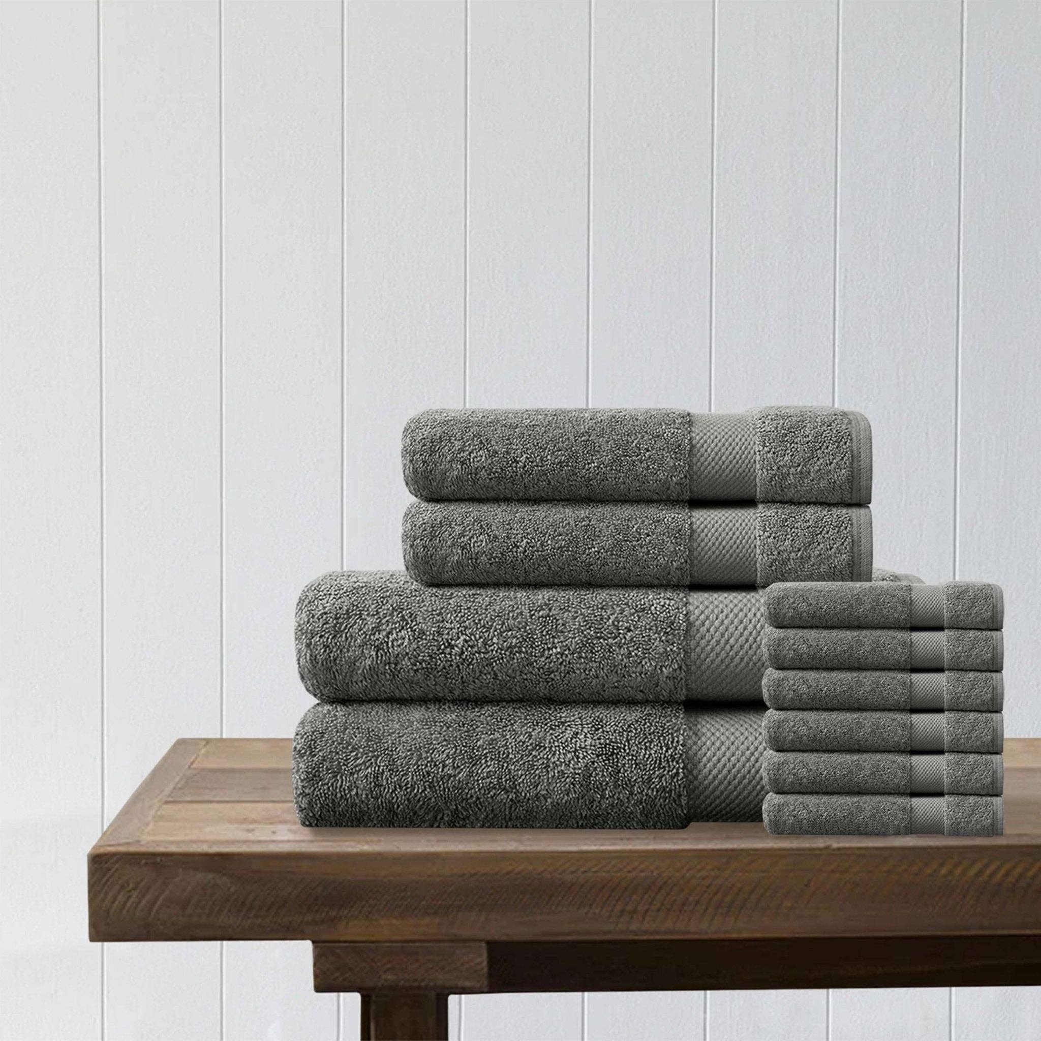 Delara - Wholesale Towel Set - 100% Organic Cotton Quick Dry Starter Bath Set59