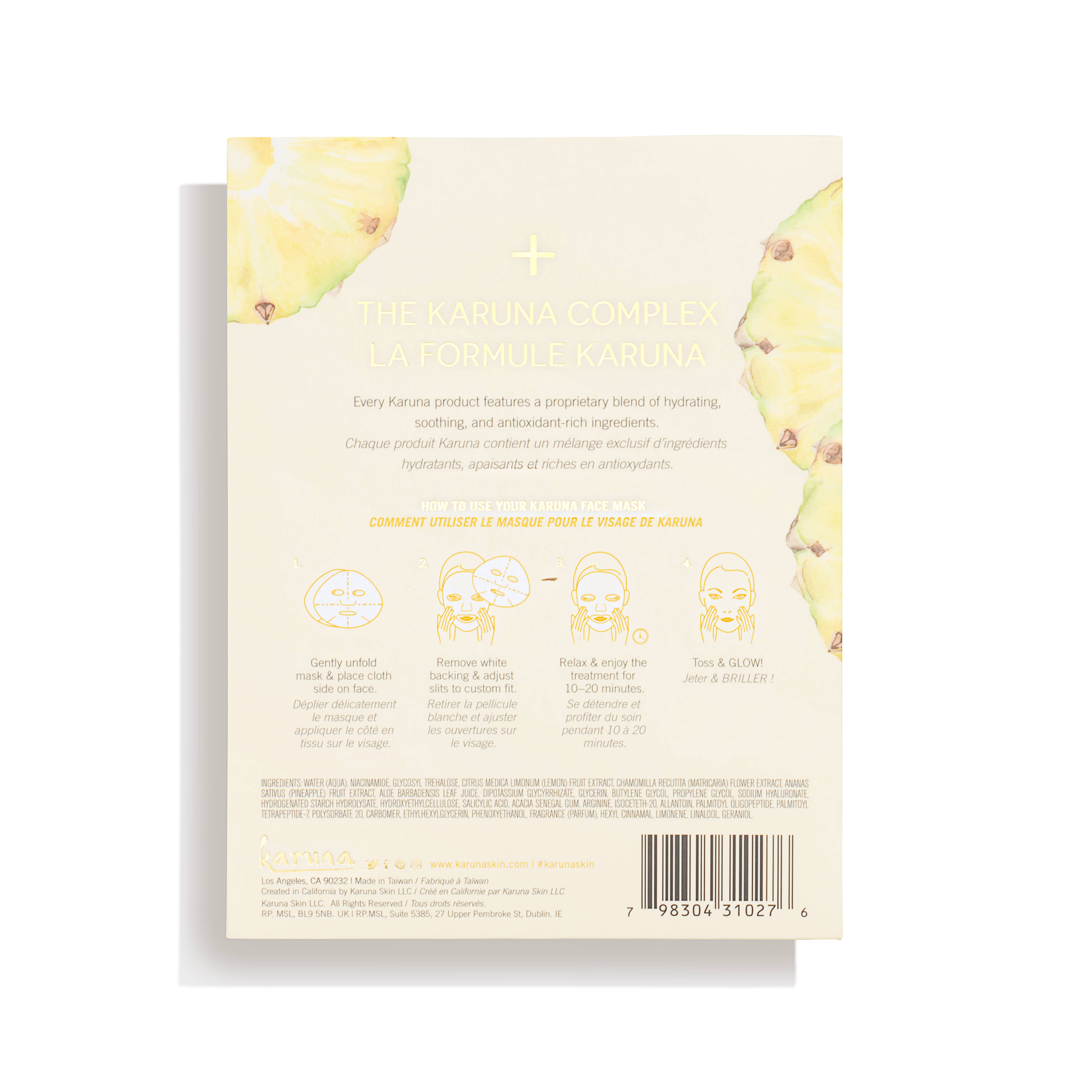 Karuna - Wholesale Skincare Face Mask - Single Exfoliating+ Face Mask1