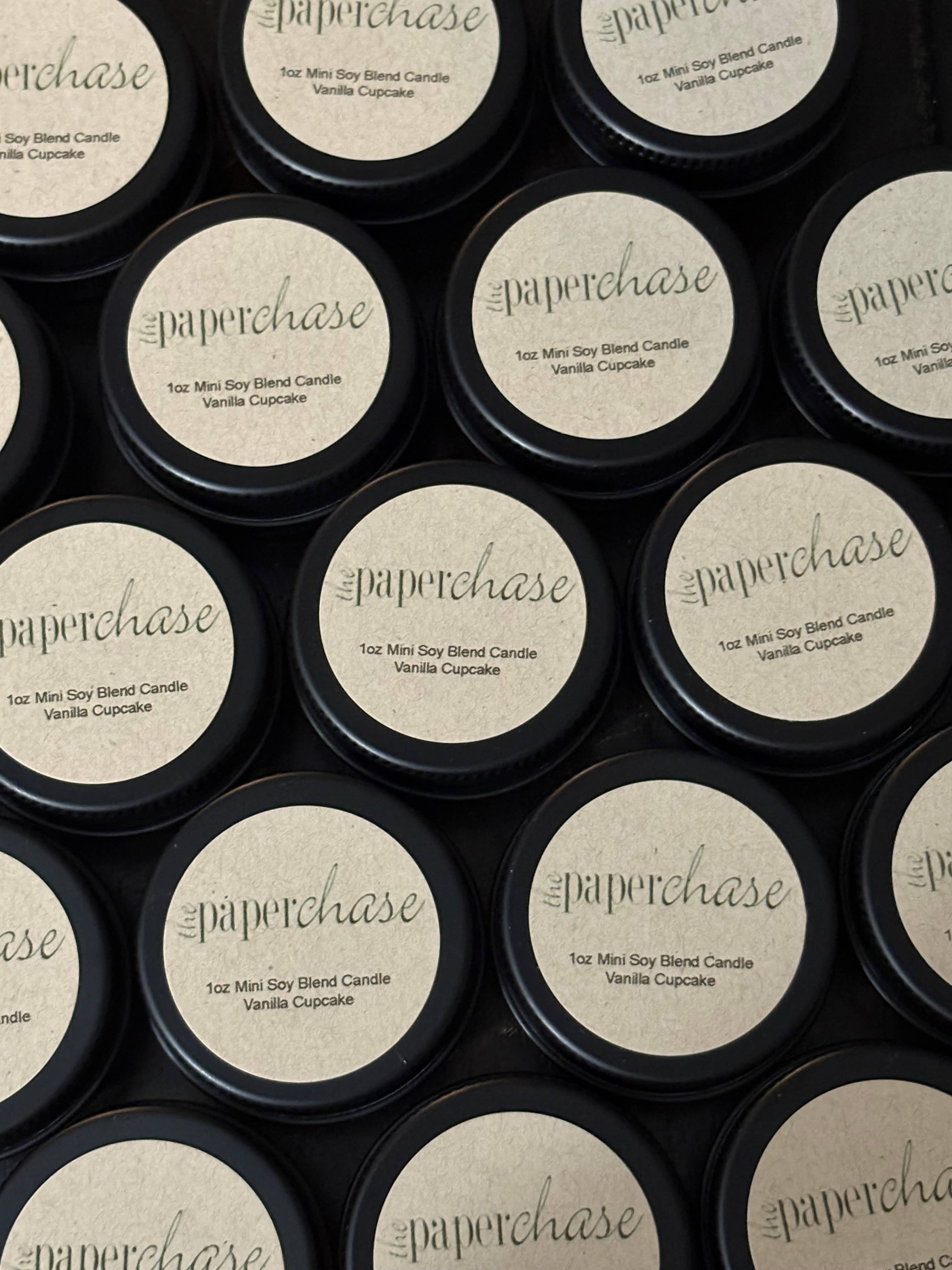 The Cabin Boutique Co - Wholesale Jar/Filled Candle - 1oz Mini Candles - Custom with your design!12