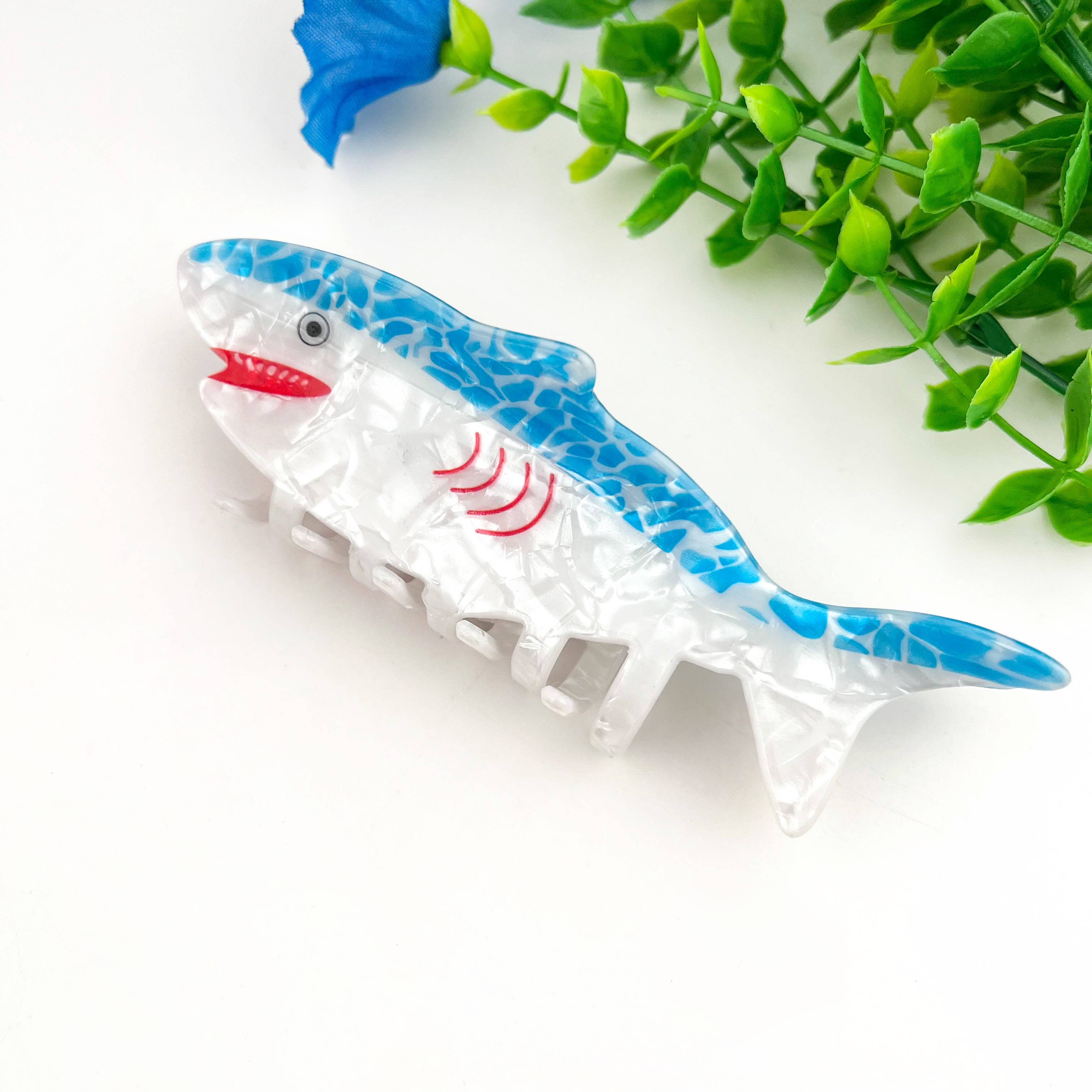 mildstyles - Wholesale Hair Clip - Women's - New Shark Ocean Animal Printed Hair Claw Clip0