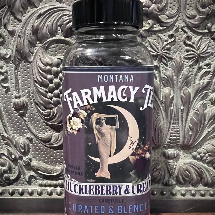 Vintage Moon Huckleberry and Cream Tea Mountain Huckleberry for wholesale by Montana Farmacy