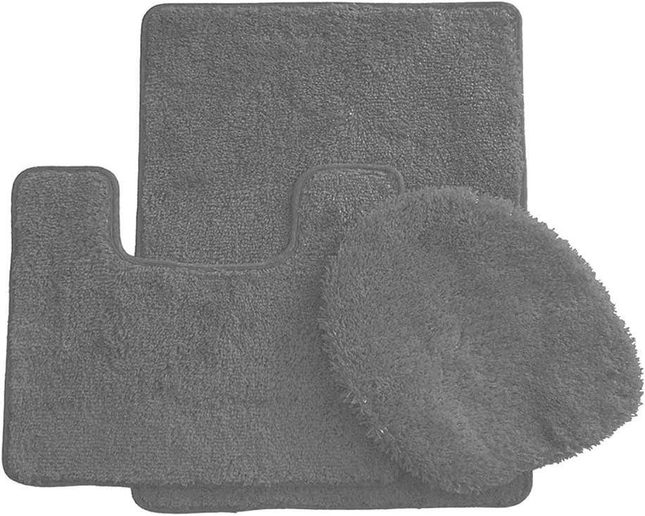 Ben & Jonah - Vente Ensembles de tapis de bain - Ensemble de 3 tapis de bain Simple Elegance by Ben & Jonah : 1 tapis de bain, 1 tapis de contour et 1 housse de siège de toilette9