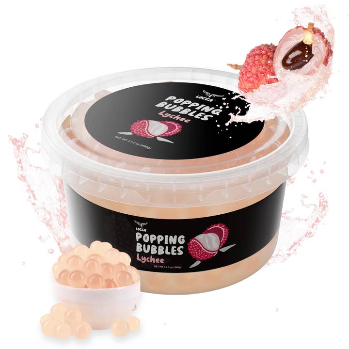 Locca - Wholesale DIY Drink Kit - Locca Popping Boba Pearls with Real Fruit Juice 17oz9