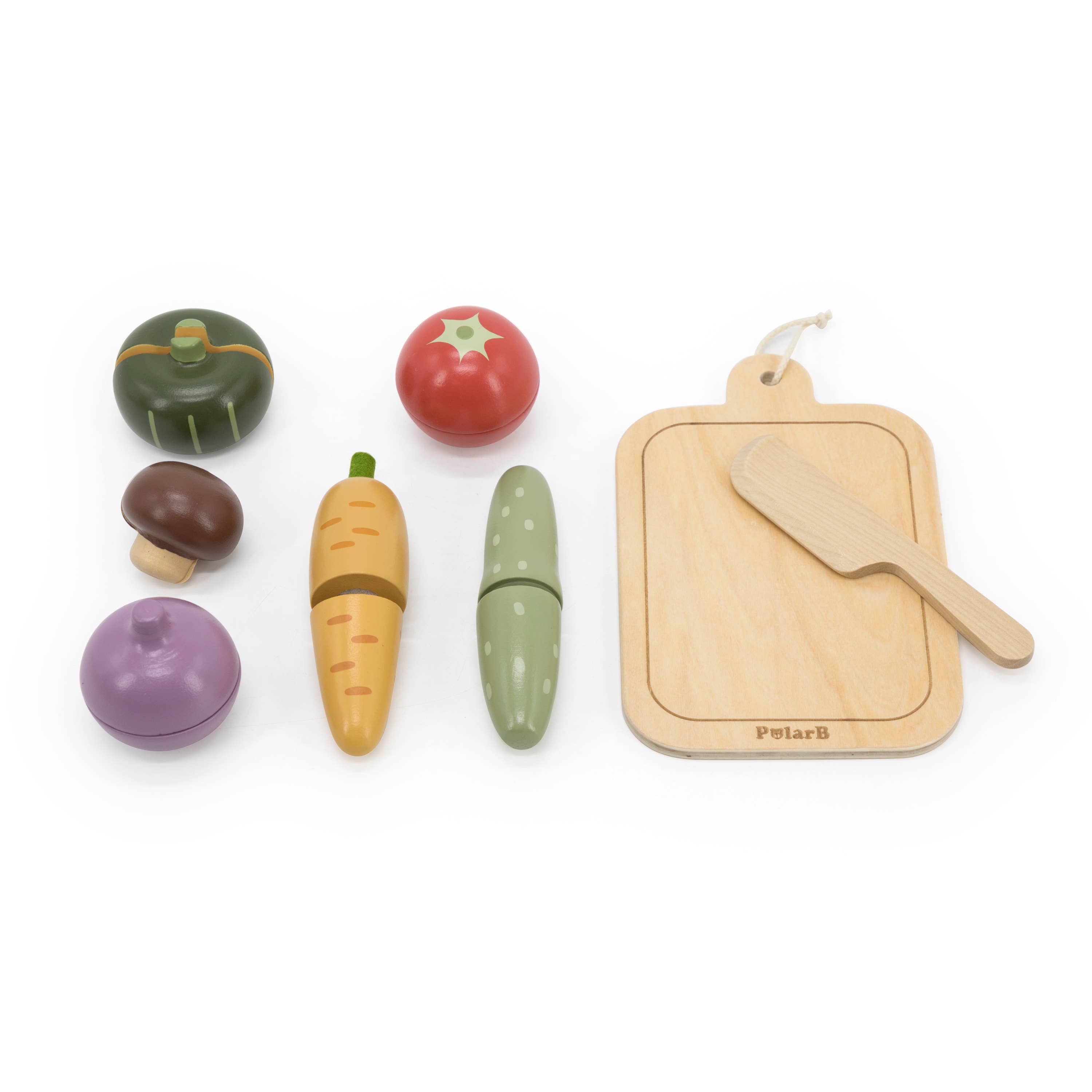 Viga/PolarB - Wholesale Wood Toy - Kids - Wood vegetables to cut1