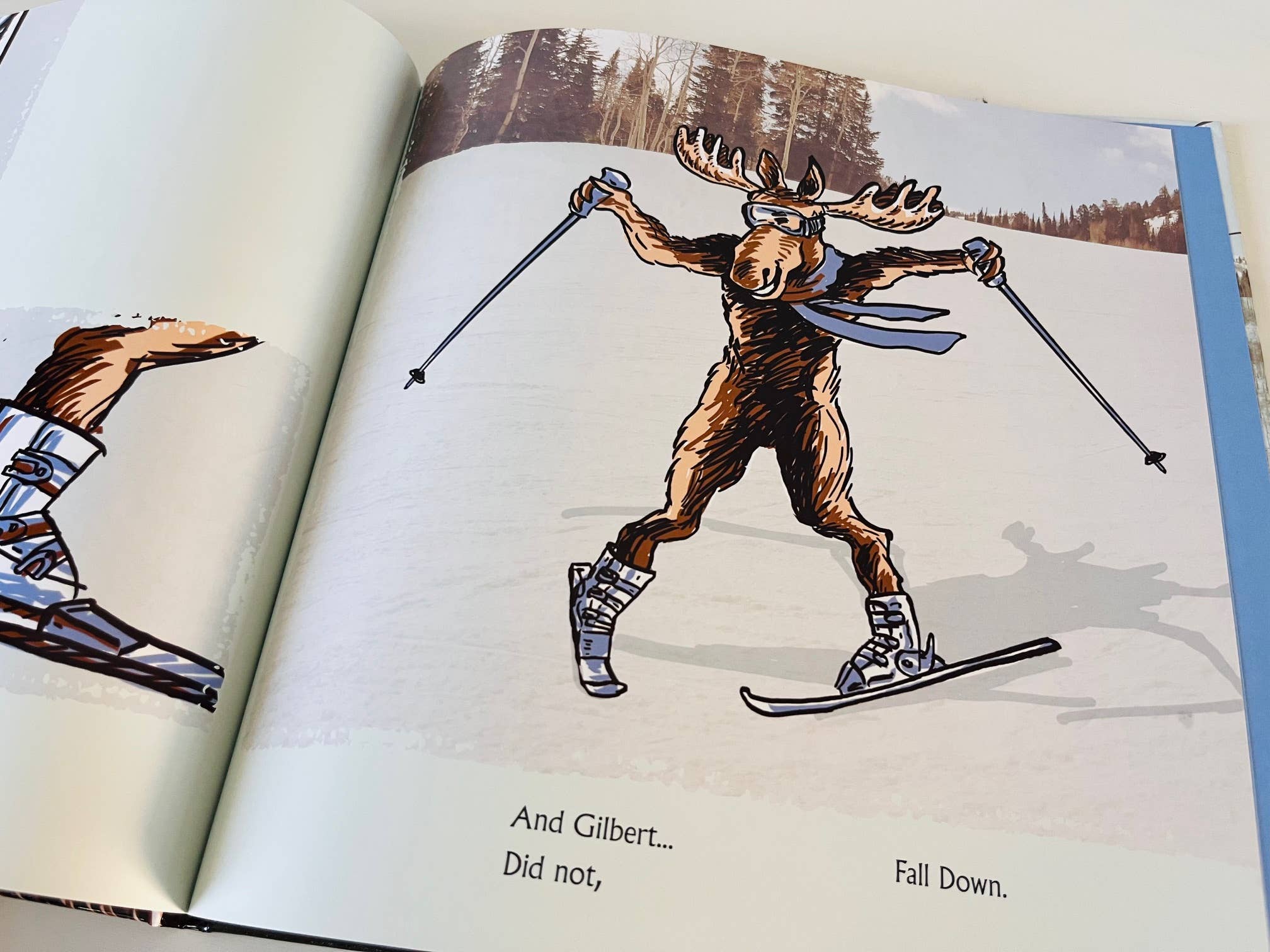 Gilbert The Moose - Rick Pieros Photography - Vendita all'ingrosso Libro per l'infanzia (3-5) - Gilbert l'Alce Impara a Sciare - Libro per bambini7