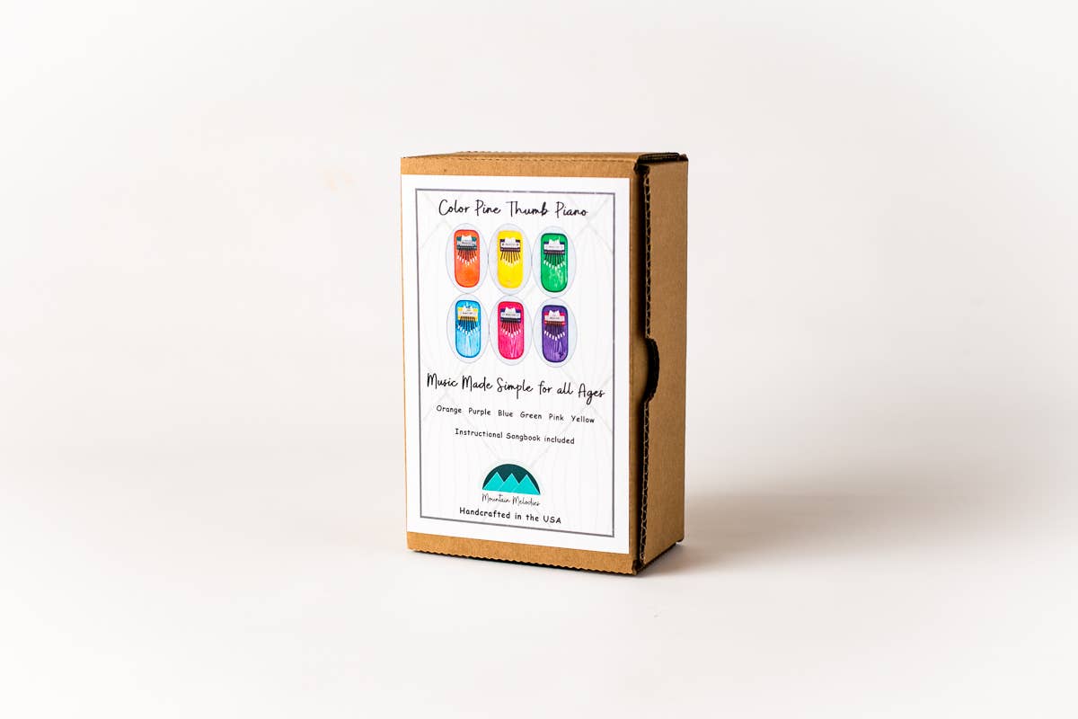 Mountain Melodies LLC - Wholesale Musical Instrument - Color Pine Thumb Piano2