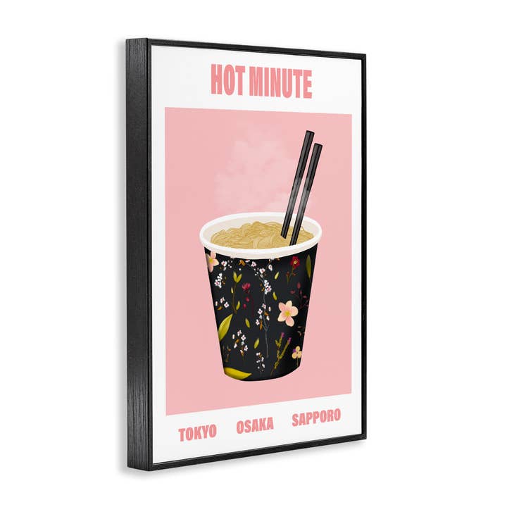 Stupell Industries - Wholesale Wall Sign - Hot Minute Cup of Noodles - Framed Wall Art13