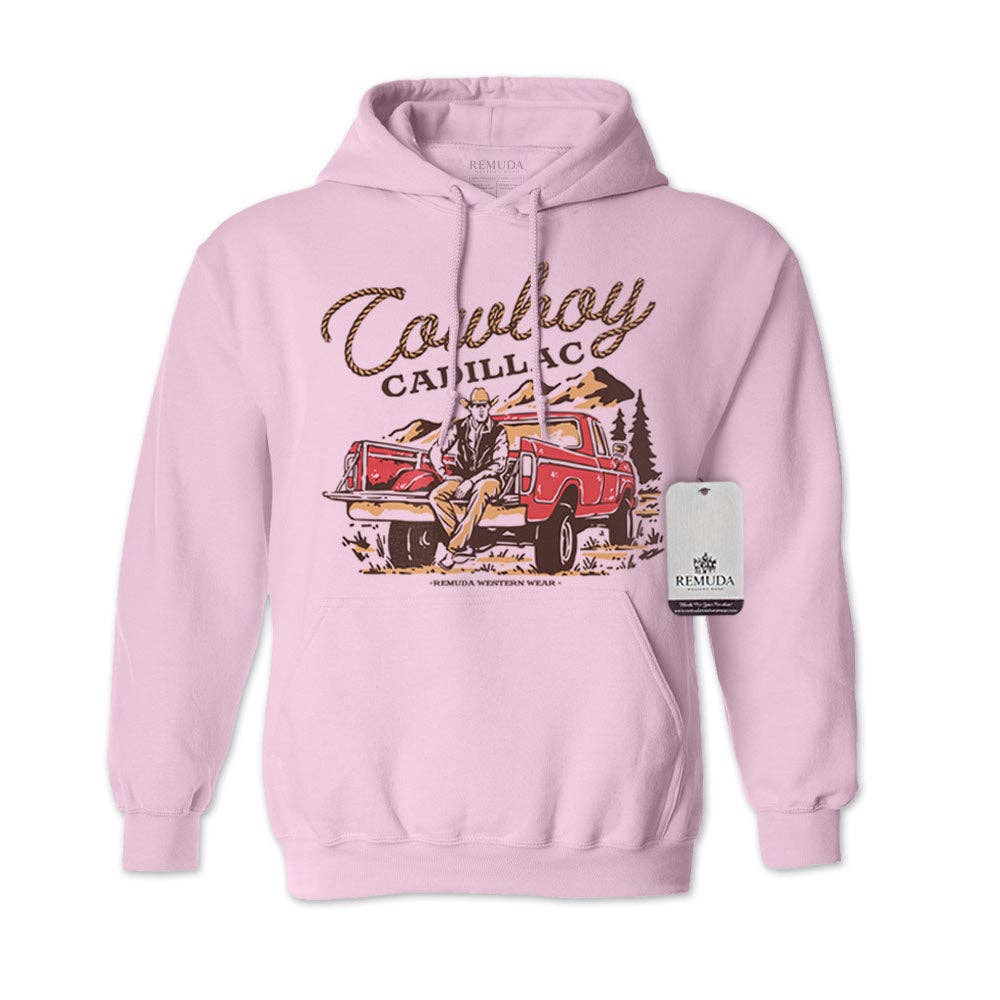 Remuda Western Wear - Wholesale Hoodie - Unisex - Cowboy Cadillac - Adult Unisex Western Hoodie1