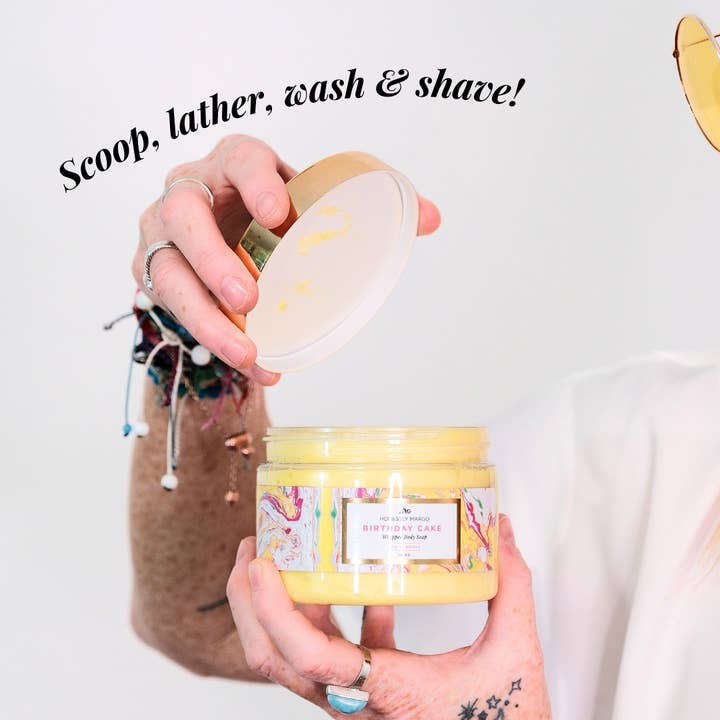 Honestly Margo - Wholesale Whipped Soap - Mango Tango Demi Whipped Body Soap7