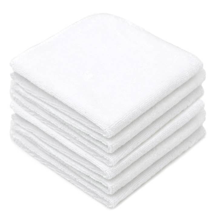Kushies Baby - Wholesale Wash Cloth - Kids & Baby - Washcloth-6 Pack White2