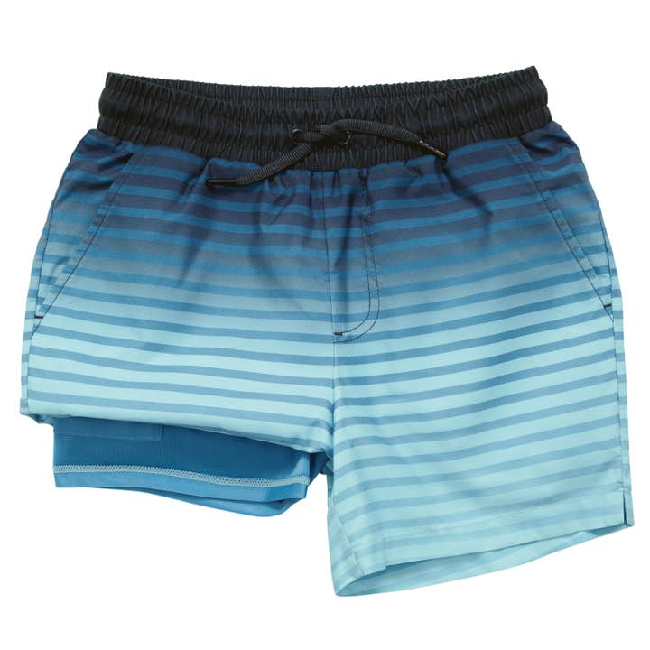 Boy‘s Swim Shorts with Compression Liner Quick Dry Swimwear for wholesale by Rokka & Rolla