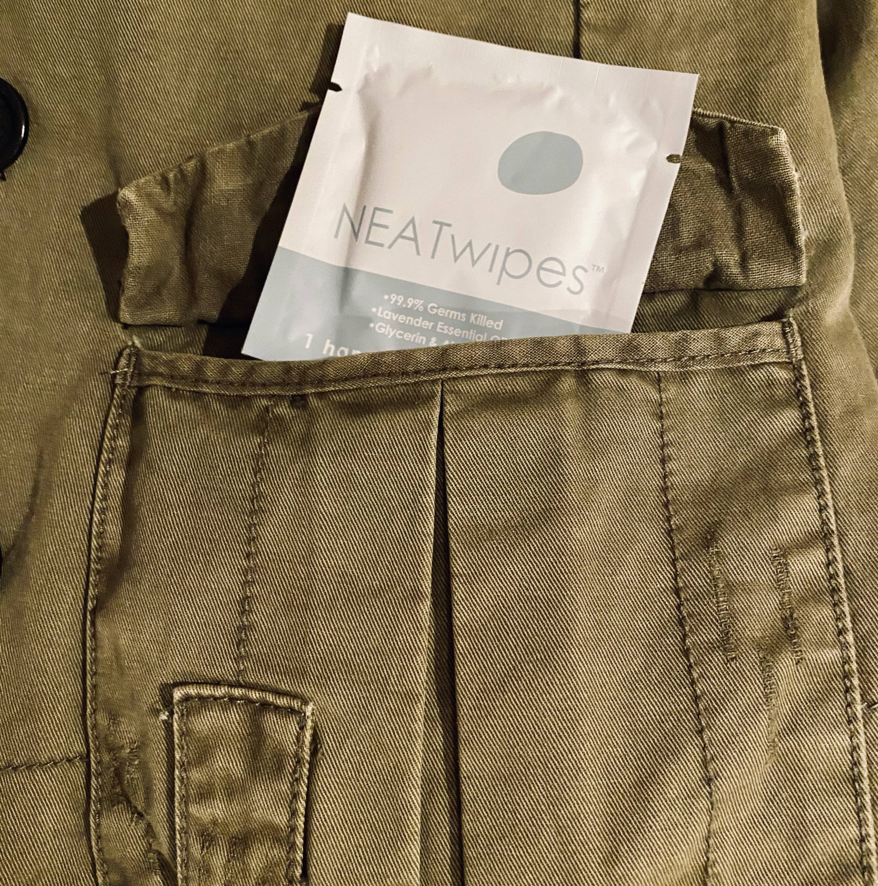 NEATGOODS, LLC. - Wholesale Hand Sanitizer - Individually Wrapped Hand Wipes | Biodegradable | Lavender6