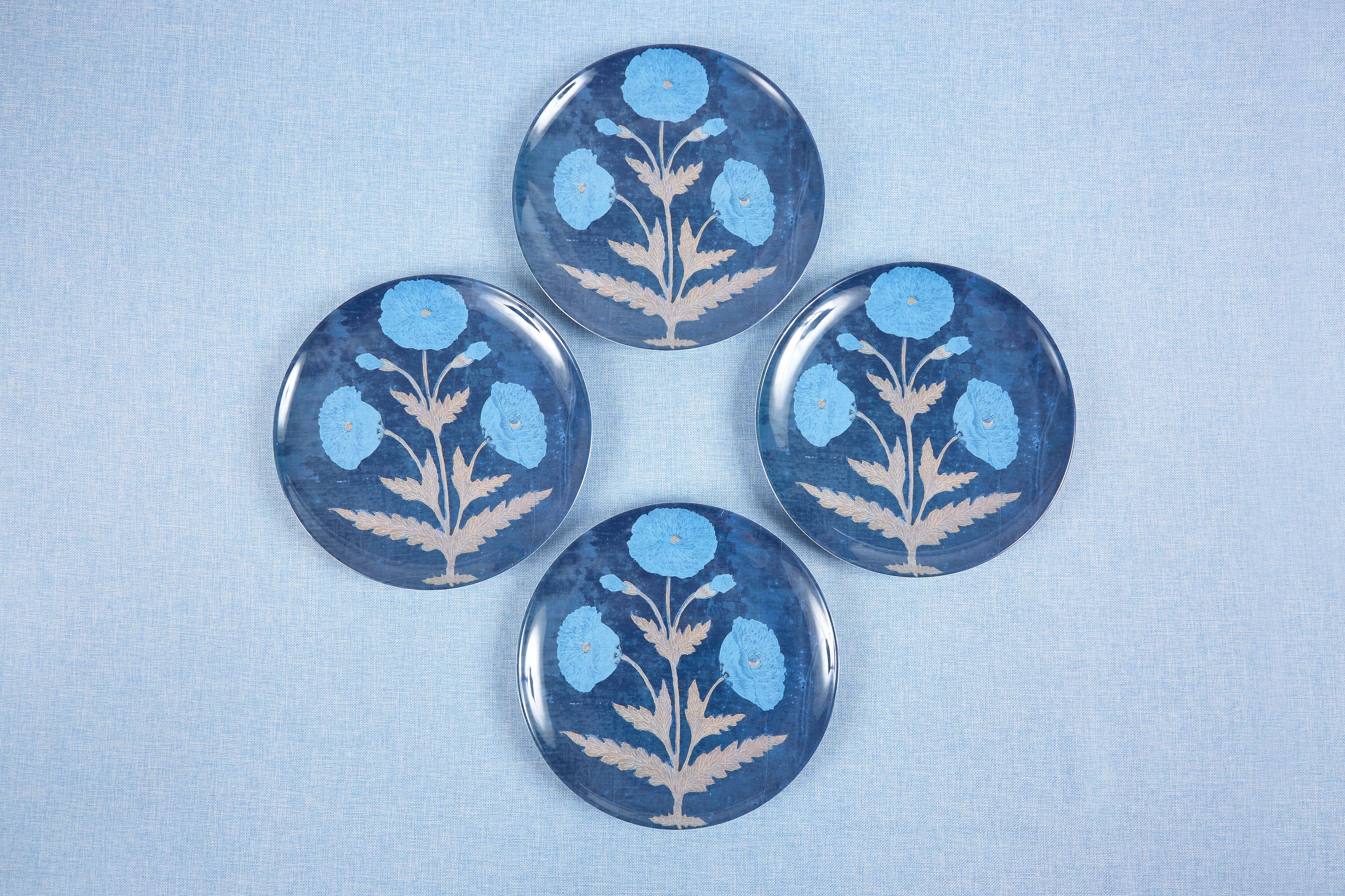 Siren Song - Wholesale Dinner Plate - Poppy Blue Dinner Plates Set of Four3