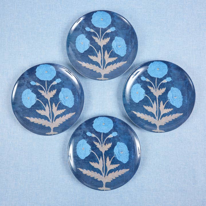 Siren Song - Wholesale Dinner Plate - Poppy Blue Dinner Plates Set of Four3