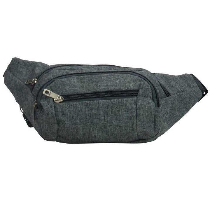 AR New York - Wholesale Belt Bag - Unisex - 0525-Canvas Fanny Pack 6 Piece Bundle