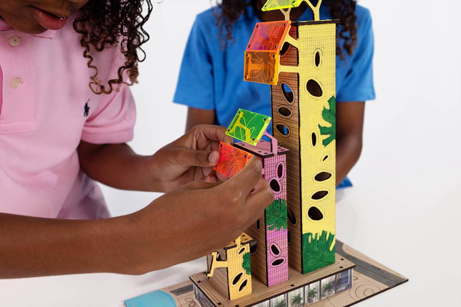 Stix + Brix - Wholesale Building Set - Kids - PALMS SKYSCRAPER4