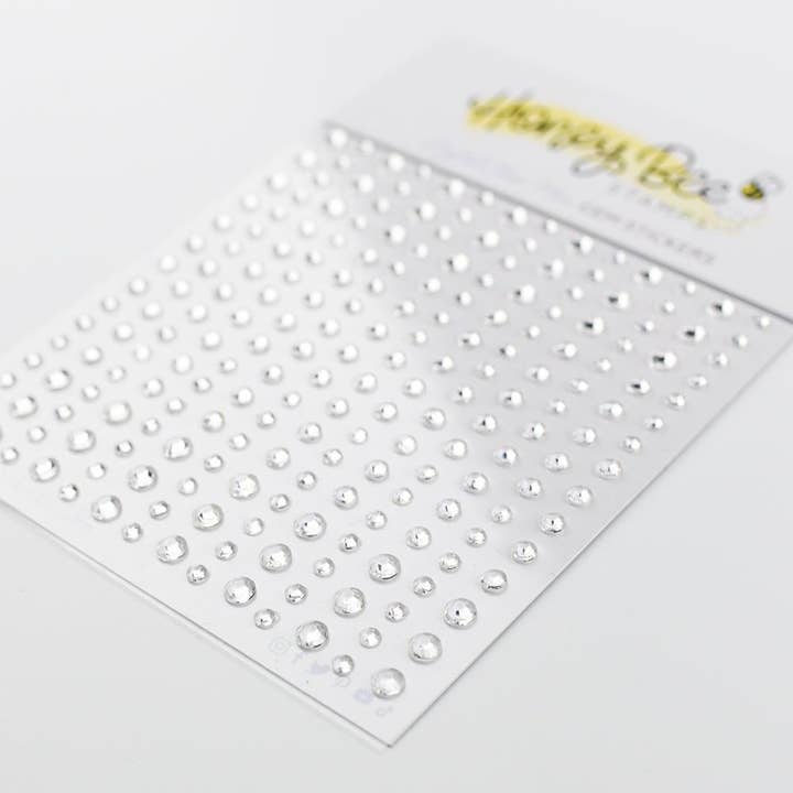 Crystal Clear Gem Stickers - 210 Count for wholesale by Honey Bee Stamps
