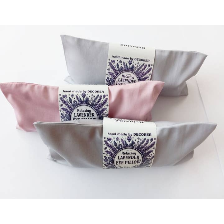 DECORER – Saco de aromaterapia por atacado – Almofada para Olhos Relaxante Pesada com Aromaterapia de Lavanda1