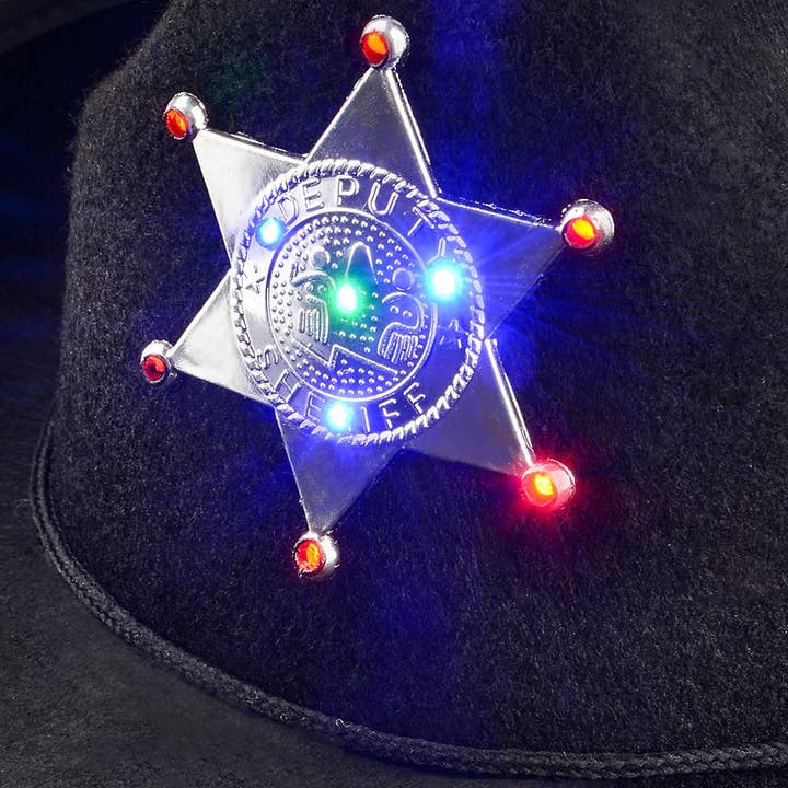 La Luna Bella - Toys - Wholesale Light-up toy – Kids & baby - LIGHT-UP SHERIFF COWBOY HAT - LLB Toys1