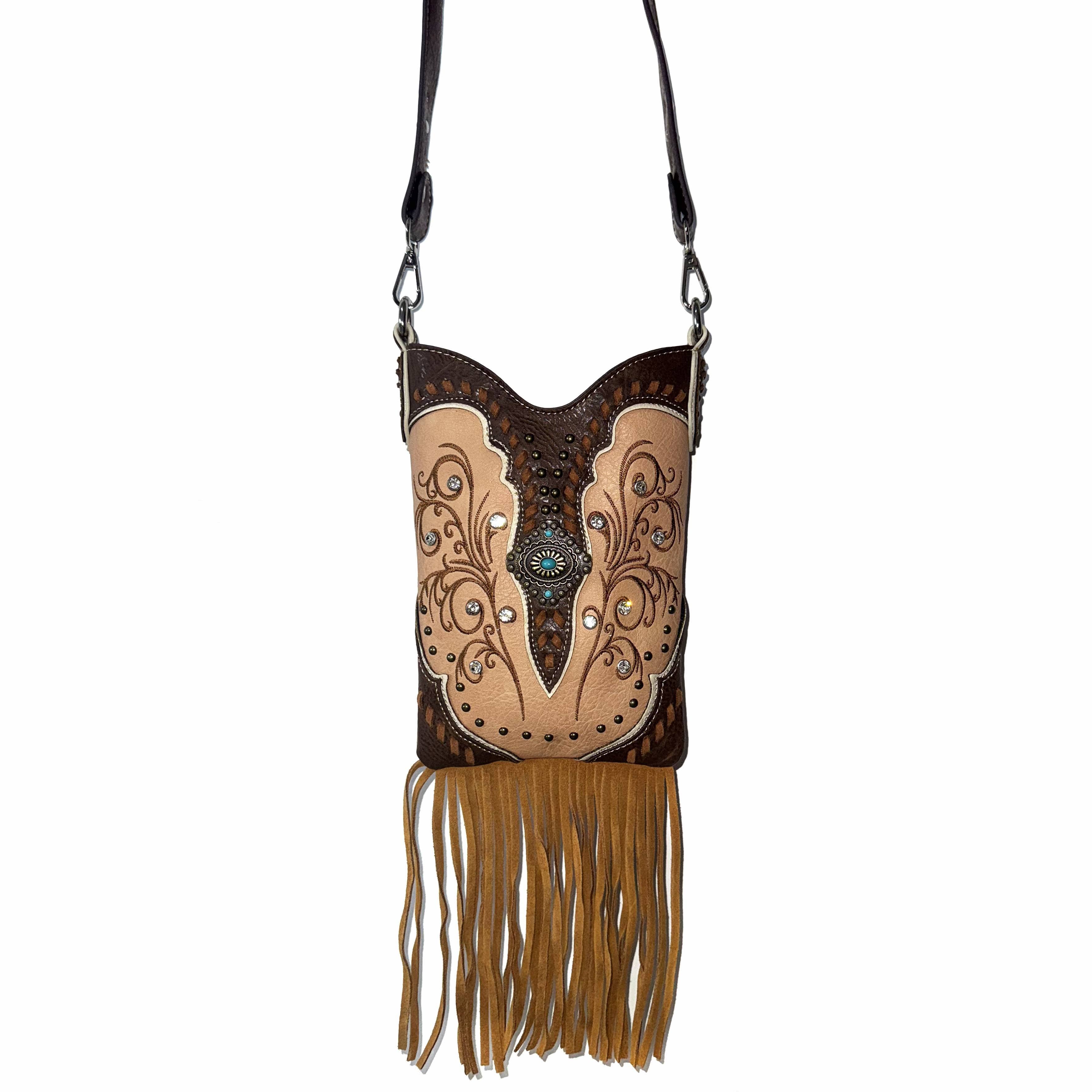 Lunar Deer – wholesale Crossbody bag – Women's – Fringe Western Crossbody Messenger Pouch3