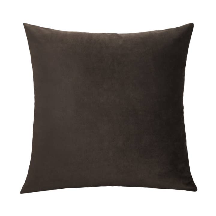 Colcha de terciopelo de lujo chocolate/almohadas decorativas, cojines para venta al por mayor de Study Room